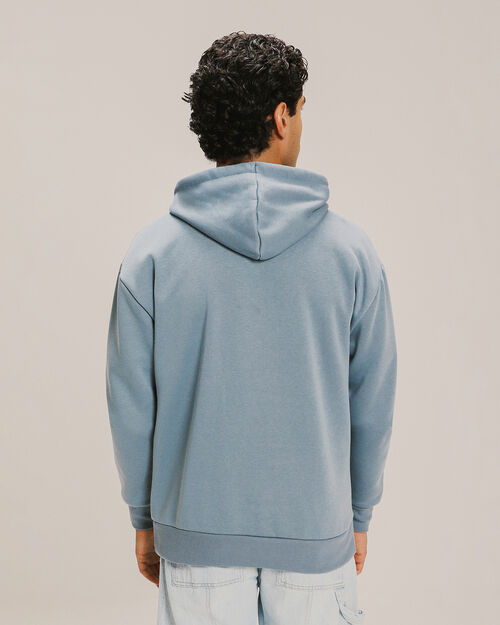 Sudadera Estampada Azul